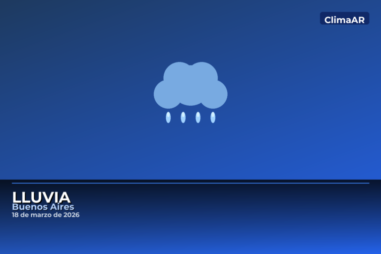 Lluvia en Buenos Aires: condiciones adversas registradas, este miércoles