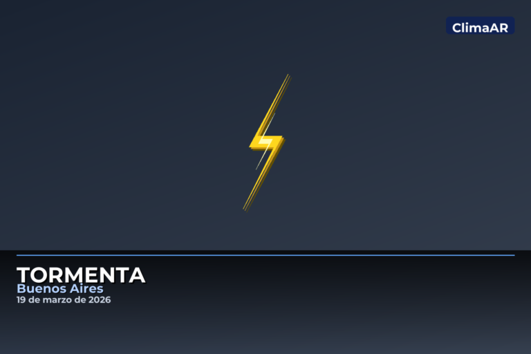 Tormenta en Buenos Aires: condiciones adversas registradas, este jueves