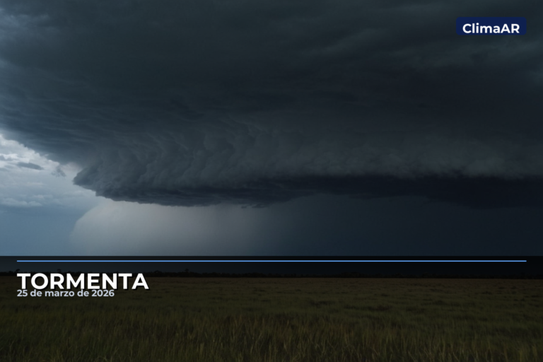 Tormenta en el centro del país: condiciones adversas registradas, este miércoles