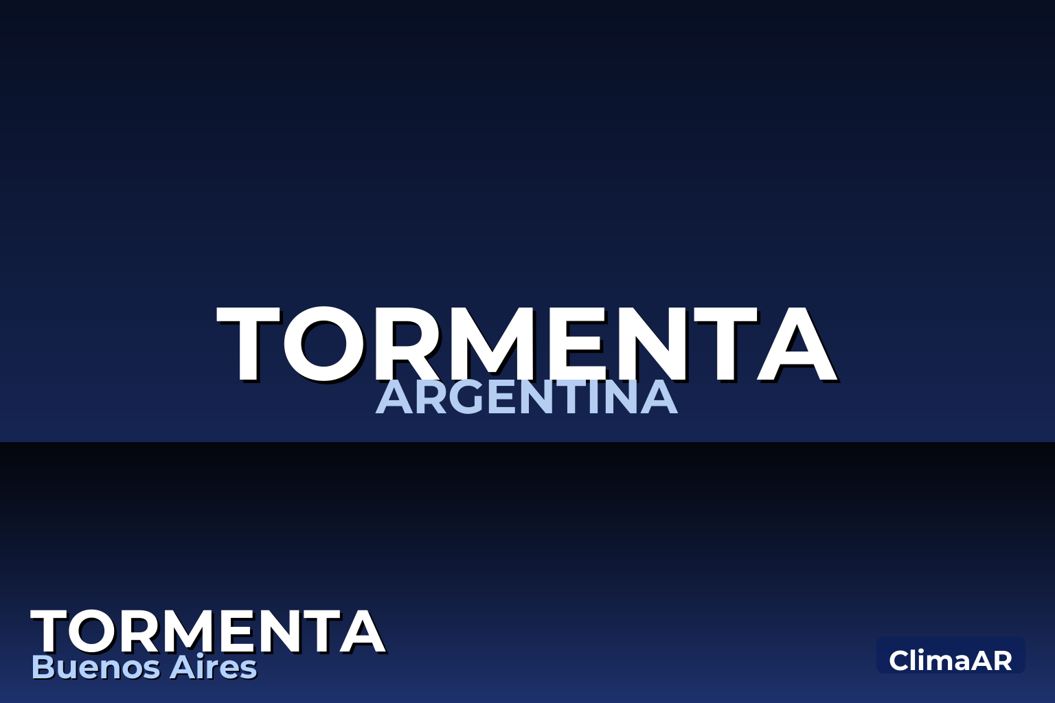 Imagen meteorológica: tormenta