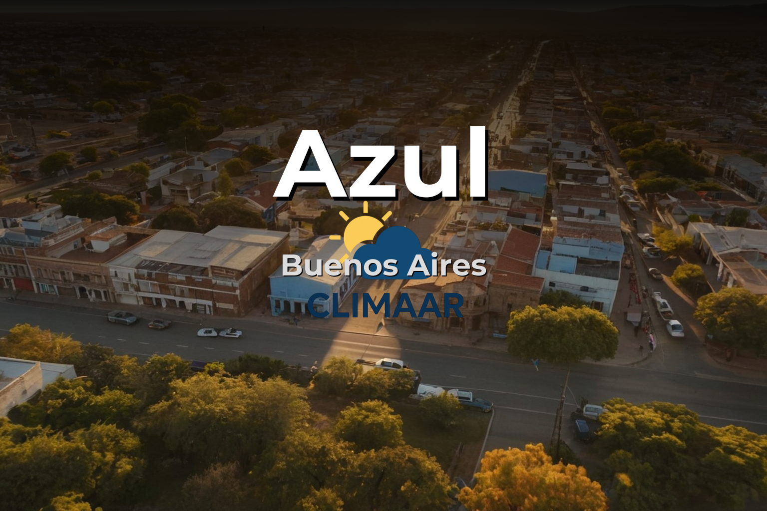 Clima en Azul