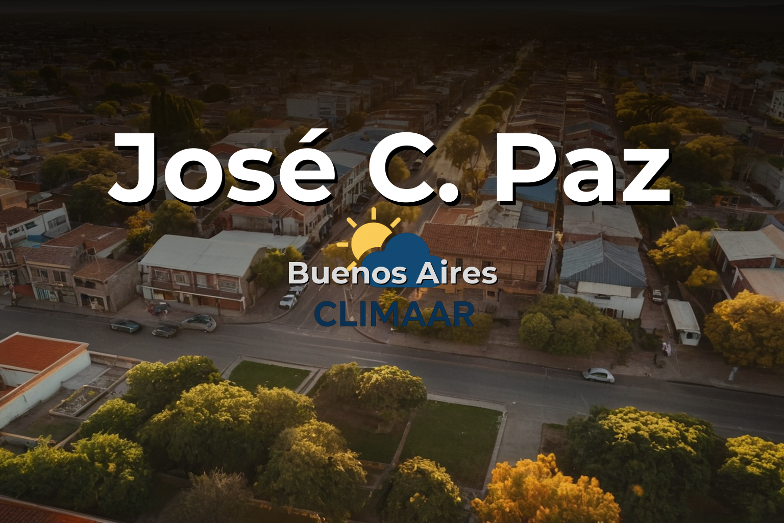 Clima en José C. Paz