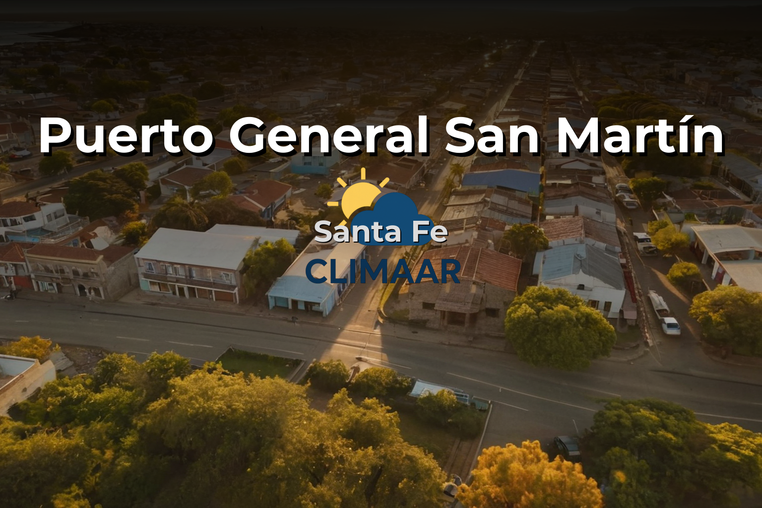 Clima en Puerto General San Martín