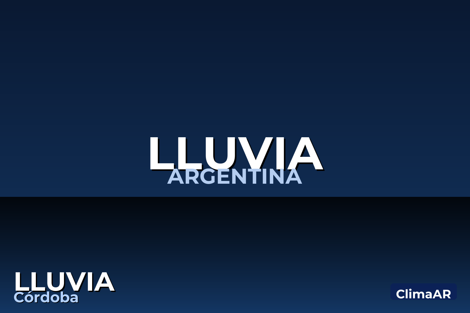 Imagen meteorológica: lluvia