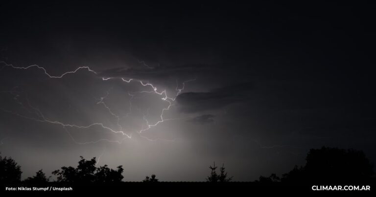 Tormenta en Buenos Aires este jueves con temperaturas de 9.9°C a 23.7°C