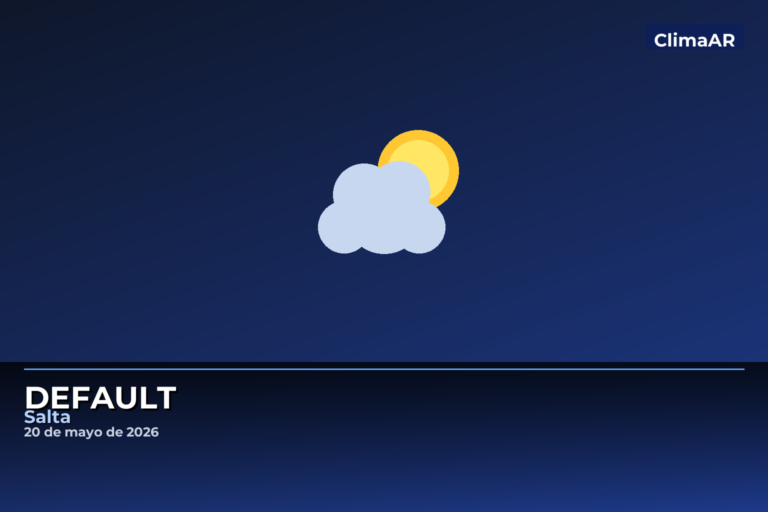 Pronóstico del tiempo en San Carlos